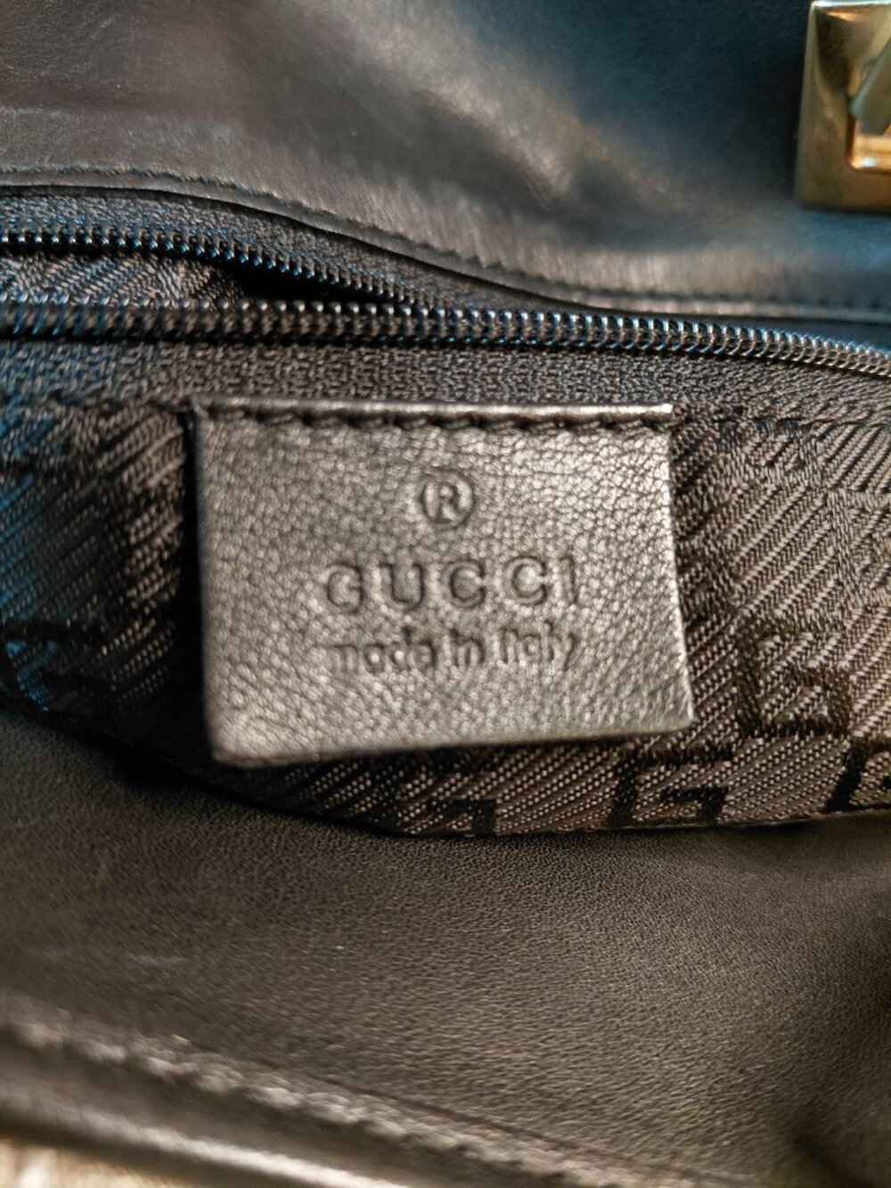 Vintage Gucci black quilted leather matelassé mini tote shoulder bag - Picture 10 of 12